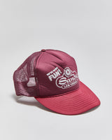 DS Vintage 1980s Sands Las Vegas Casino Rope Peak Curve Brim Trucker Hat - OS