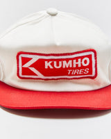 DS Vintage 1980s Kuhmo Tires Patch Flat Brim Trucker Hat - OS