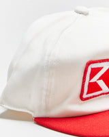 DS Vintage 1980s Kuhmo Tires Patch Flat Brim Trucker Hat - OS