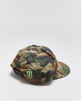 DS Vintage Monster Energy Woodland Camo Canvas Snapback - OS
