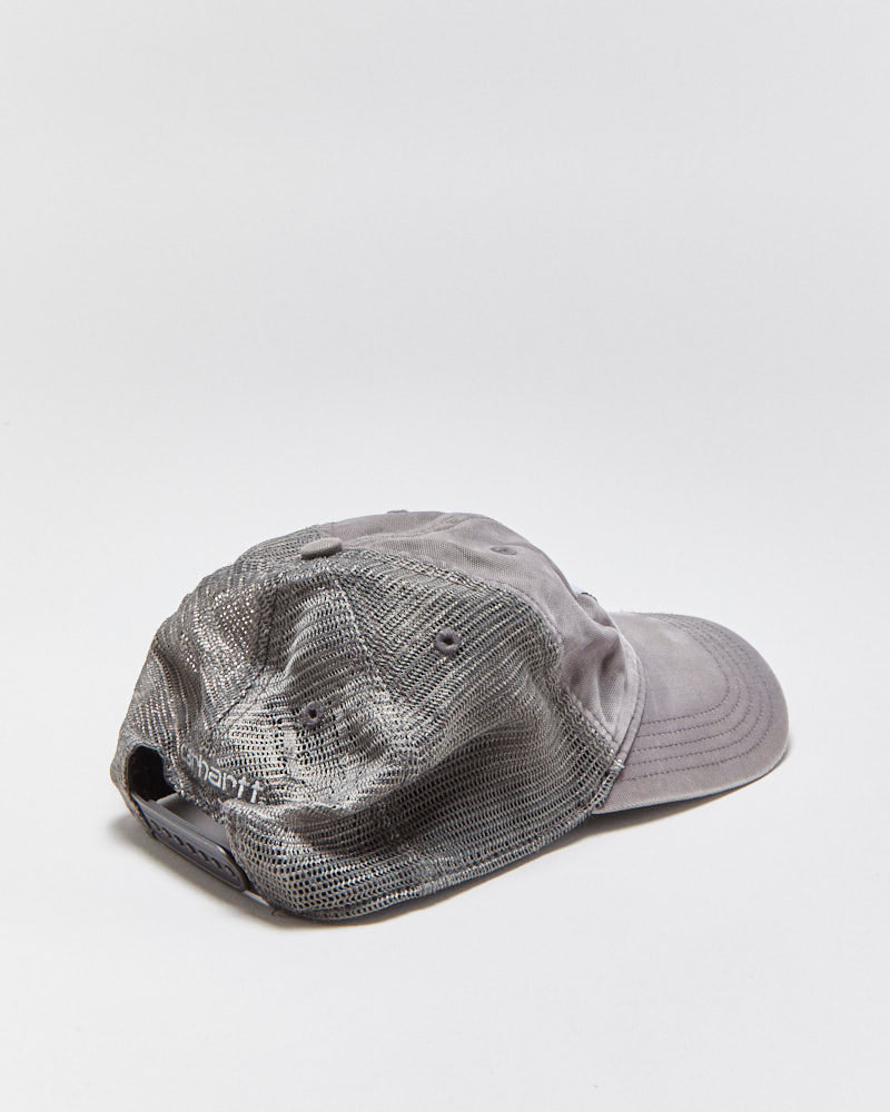 Vintage Carhartt Slate Canvas Mesh Back Trucker Hat - OS