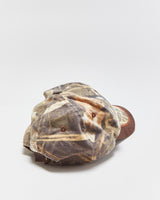 Vintage Beretta Realtree Camo Suede Peak Canvas Baseball Cap - OS
