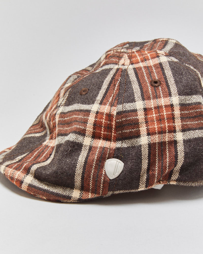 DS Vintage Y2K 00s Ben Sherman Plaid Flannel Flat Cap - S/M