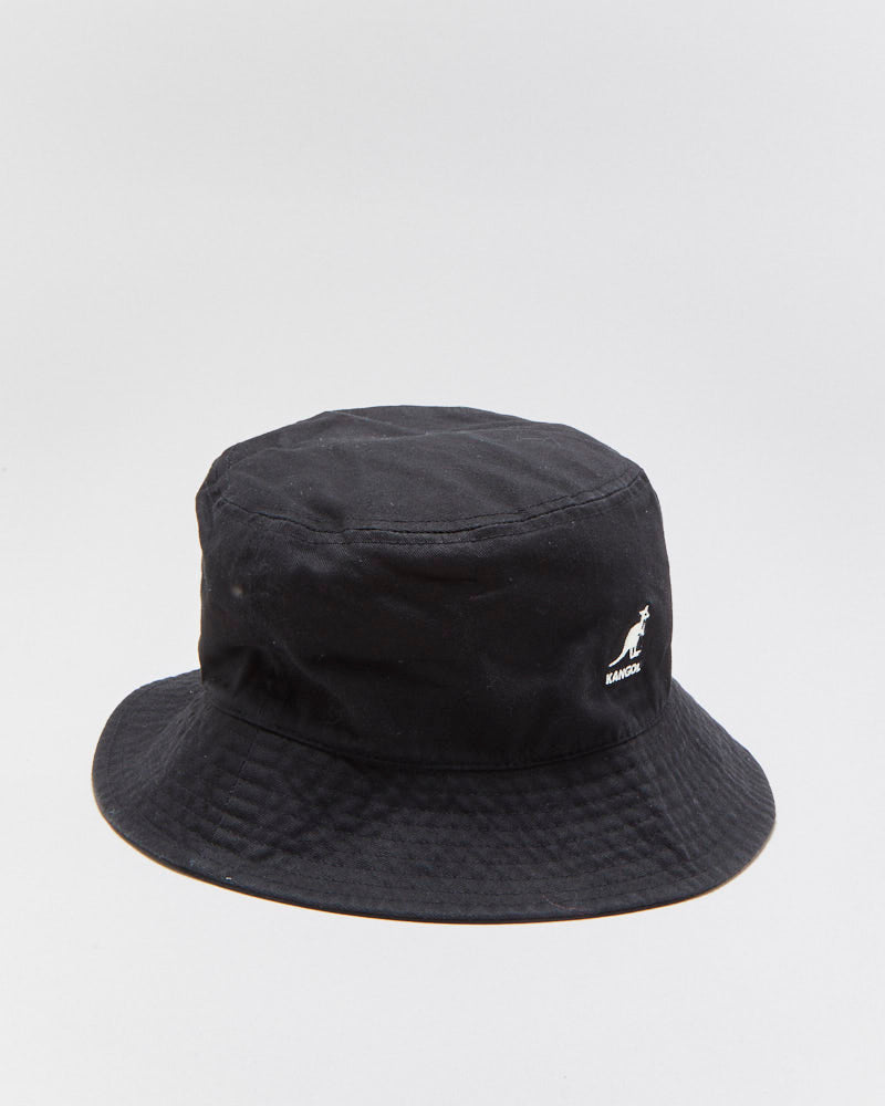 Vintage Kangol Washed Canvas Classic Bucket Hat - L