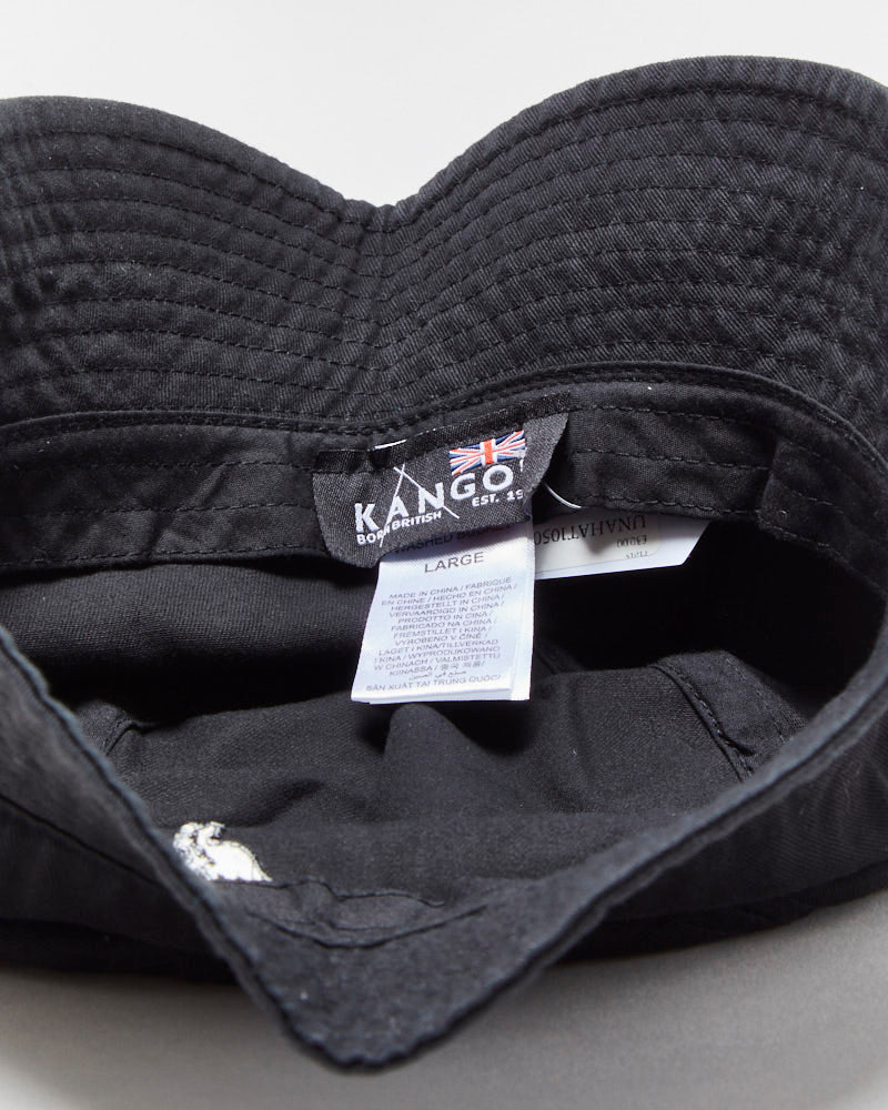 Vintage Kangol Washed Canvas Classic Bucket Hat - L