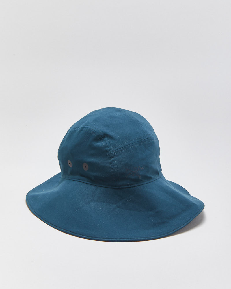 Vintage Arc'teryx Teal 'Sinsola Shade' Soft Shell Boonie Bucket Hat - M