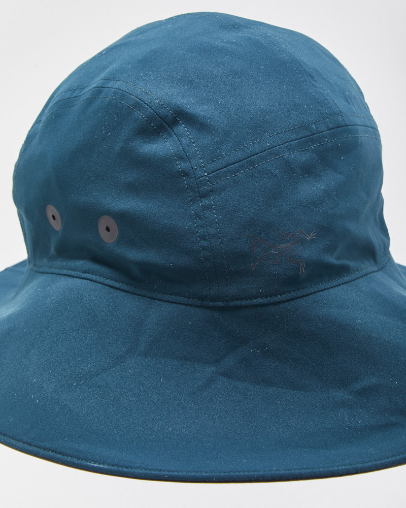 Vintage Arc'teryx Teal 'Sinsola Shade' Soft Shell Boonie Bucket Hat - M