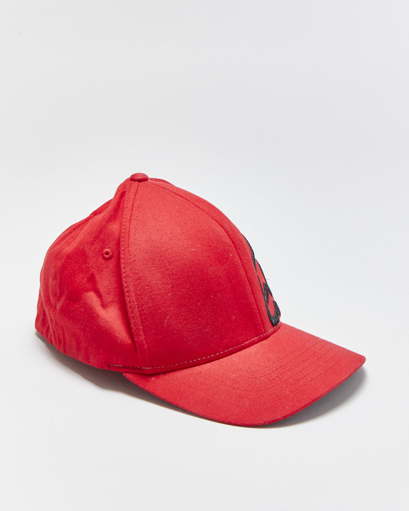 Vintage Fox Racing Embroidered Canvas FlexFit Baseball Cap - S/M