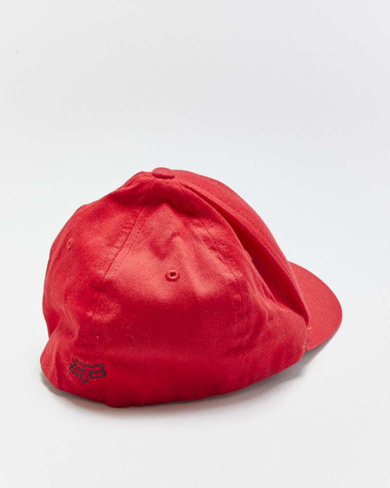 Vintage Fox Racing Embroidered Canvas FlexFit Baseball Cap - S/M