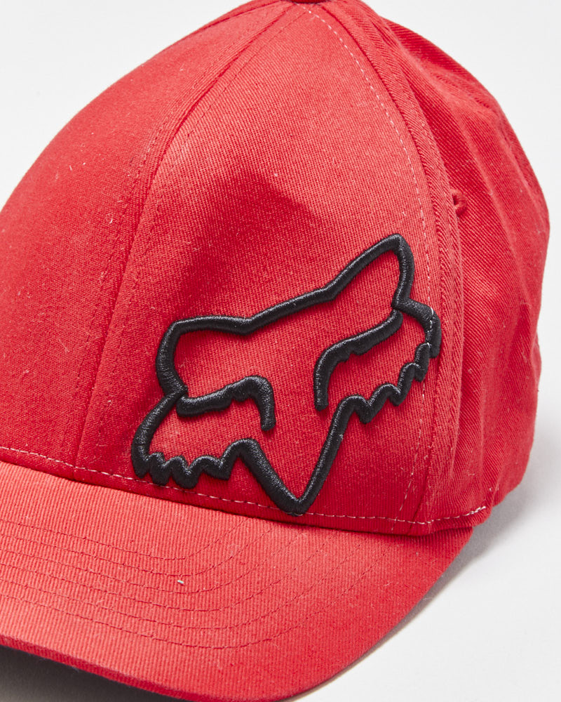 Vintage Fox Racing Embroidered Canvas FlexFit Baseball Cap - S/M