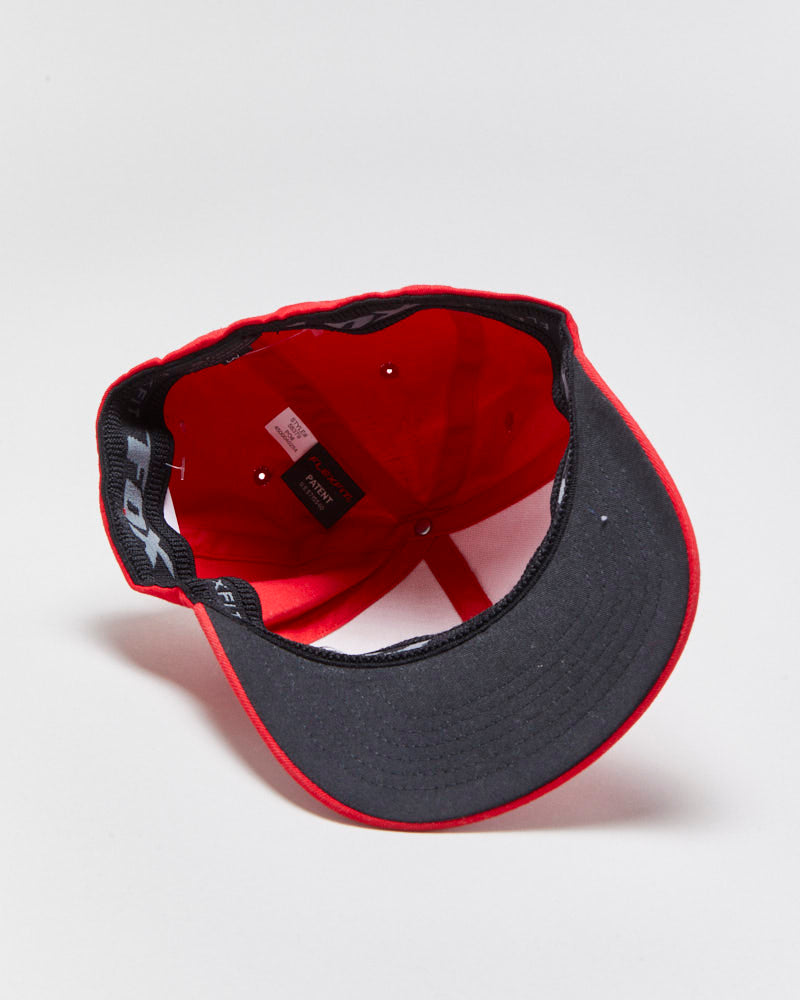 Vintage Fox Racing Embroidered Canvas FlexFit Baseball Cap - S/M