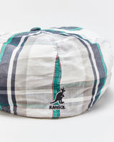 Vintage Y2K 00s Kangol Plaid 504 Canvas Flat Cap - L