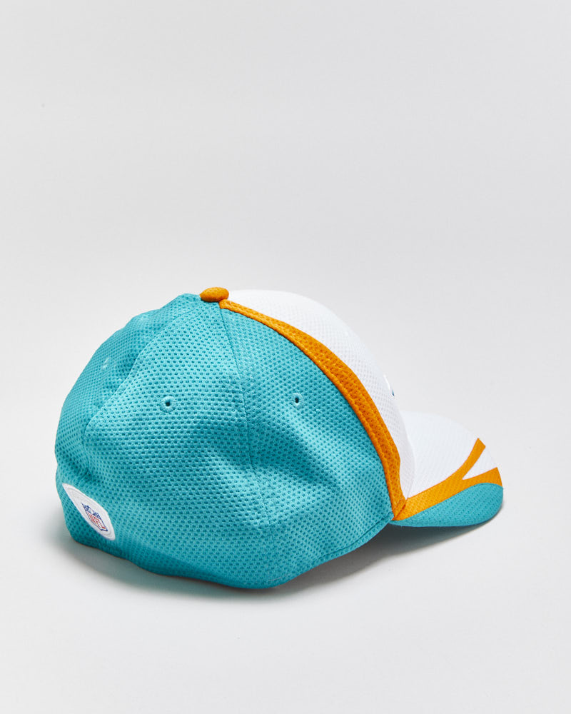 Vintage Miami Dolphins x New Era 39Thirty Mesh NFL Equipment Stretch Fit Baseball Cap - M/L