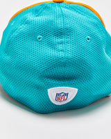 Vintage Miami Dolphins x New Era 39Thirty Mesh NFL Equipment Stretch Fit Baseball Cap - M/L