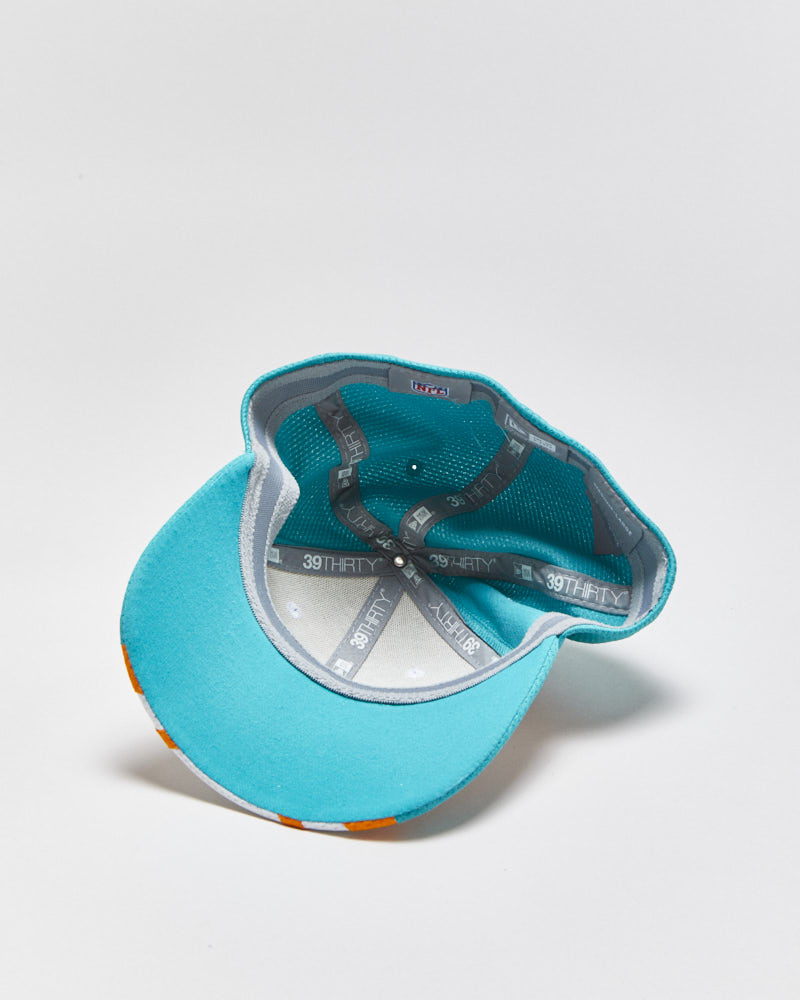 Vintage Miami Dolphins x New Era 39Thirty Mesh NFL Equipment Stretch Fit Baseball Cap - M/L