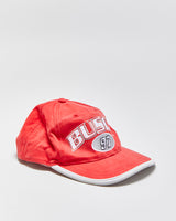 Vintage Y2K 00s Kurt Busch 97 Roush Racing Nascar Canvas Velcro Baseball Cap - OS