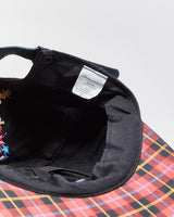 Vintage 1996 Atlanta Olympics Tartan Suede Flat Brim Mcdonald's Leather Strap Baseball Cap - OS