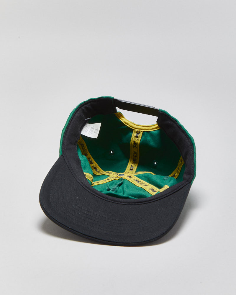 Independent Truck Company x Toy Machine Forest Green Canvas Snapback Baseball Cap - OS