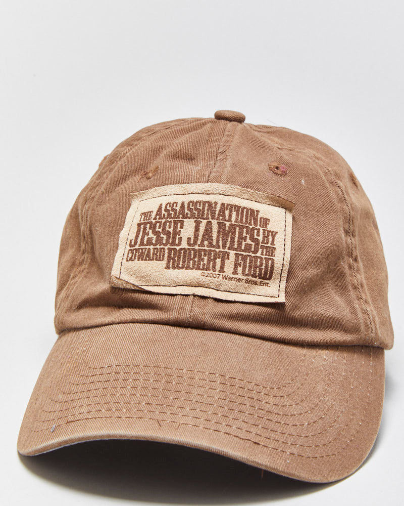 Vintage 2007 Warner Bros. The Assassination Of Jesse James Movie Promo Canvas Baseball Cap - OS