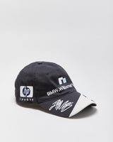 Vintage 2004 Y2K BMW Williams F1 Team Juan Pablo Montayo Embroidered Canvas Baseball Cap - OS