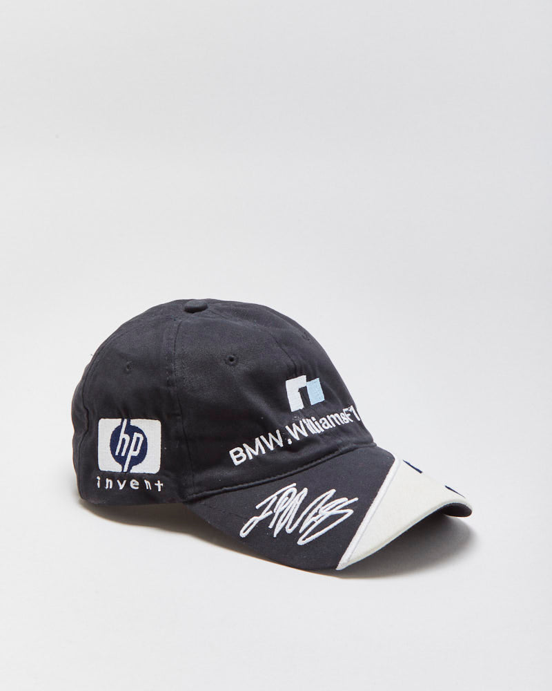 Vintage 2004 Y2K BMW Williams F1 Team Juan Pablo Montayo Embroidered Canvas Baseball Cap - OS