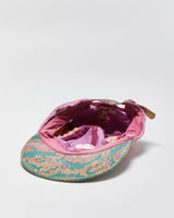 Vintage 1996 Atlanta Olympics Paisley Suede Flat Brim Leather Strap Baseball Cap - OS