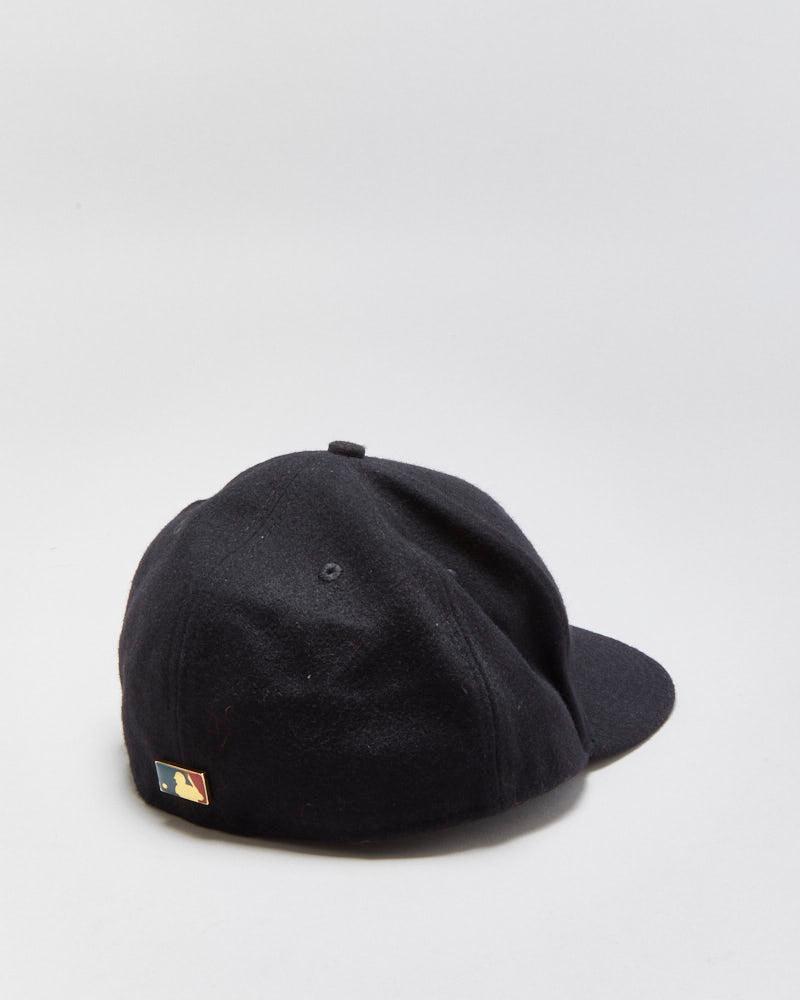 Vintage New Era 59Fifty N.Y Yankees MLB Wool Metallic Fitted Baseball Cap - 8