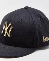 Vintage New Era 59Fifty N.Y Yankees MLB Wool Metallic Fitted Baseball Cap - 8