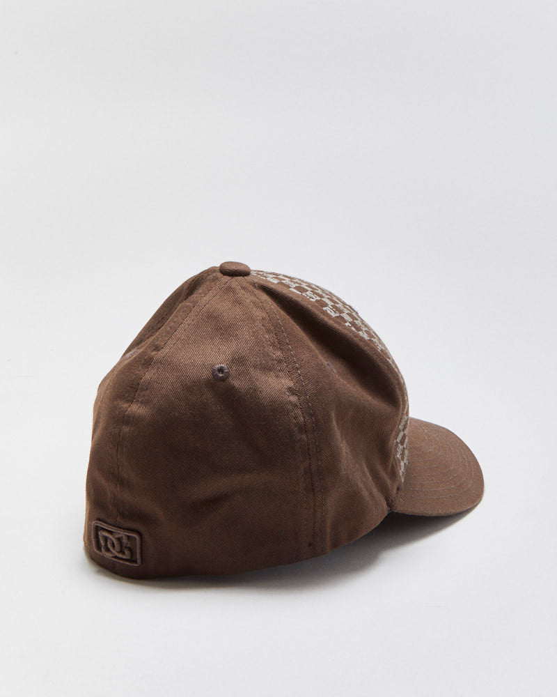 Vintage Y2K 00s DC Shoe Co. Monogram FlexFit Baseball Cap - S/M