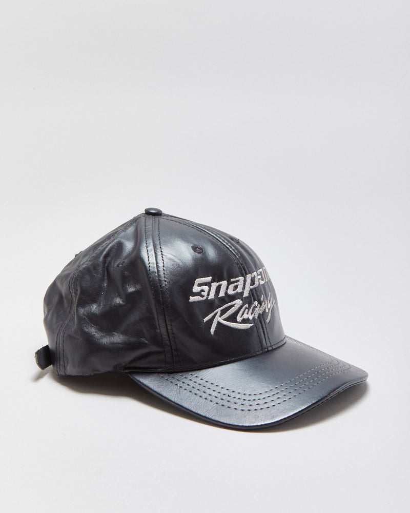 Vintage 1990s Snap-On Racing Leather Choko Made In USA Baseball Cap - OS
