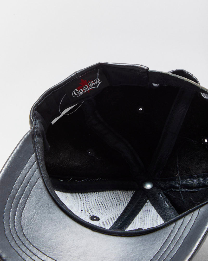Vintage 1990s Snap-On Racing Leather Choko Made In USA Baseball Cap - OS