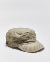 Vintage Y2K 00s Roots Khaki Organic Canvas Army Cap - OS
