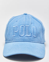 Vintage Polo Ralph Lauren Velour Spell Out Snapback Baseball Cap - OS