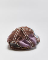 DS Vintage Y2K 00s Hard Rock Dyed Contrast Stitch Denim Patch Baseball Cap - OS