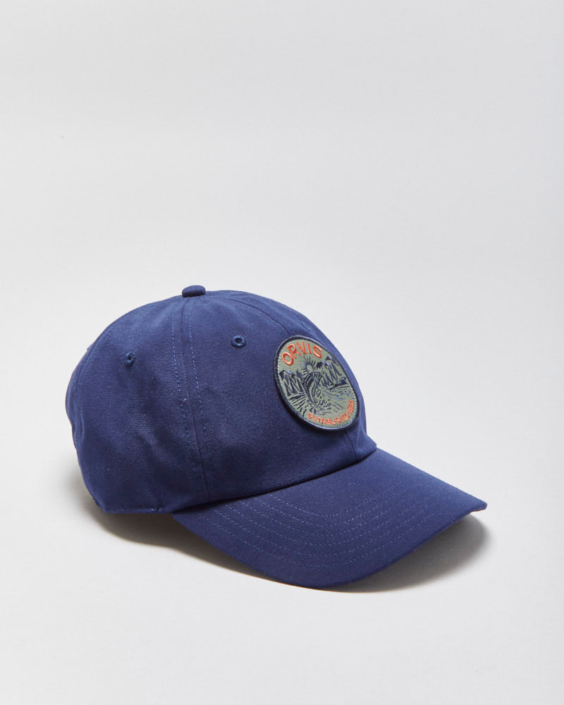DS Vintage Orvis Navy Patch Canvas Baseball Cap - OS