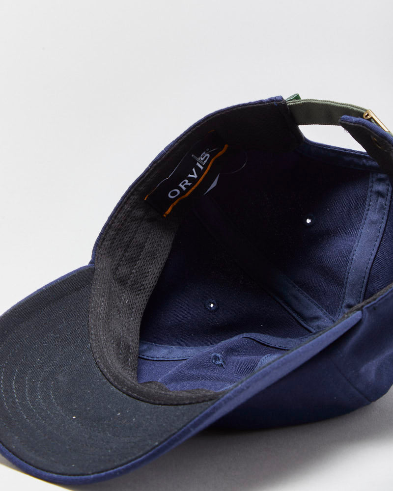 DS Vintage Orvis Navy Patch Canvas Baseball Cap - OS