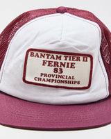 Vintage 1983 Bantam Tier II Provincial Championships Flat Brim Trucker Hat - OS