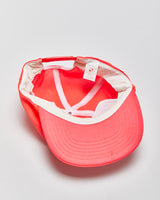 DS Vintage 1994 CF National Hockey Championships Neon Pink Rope Peak Flat Brim Trucker Hat - OS