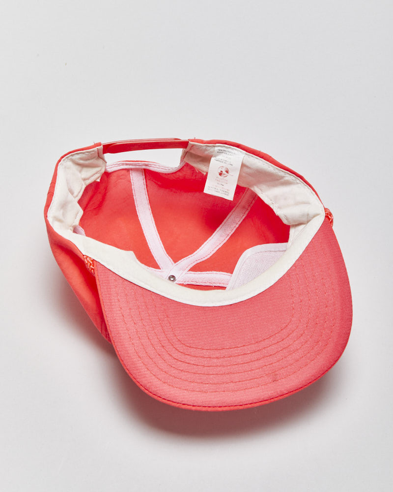 DS Vintage 1994 CF National Hockey Championships Neon Pink Rope Peak Flat Brim Trucker Hat - OS