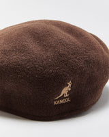 Vintage Y2K 00s Kangol Brown Wool 504 Flat Cap - S