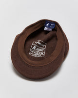 Vintage Y2K 00s Kangol Brown Wool 504 Flat Cap - S