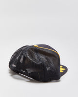 DS Vintage 1980s Belcan Tech Golf Leaf Flat Brim Trucker Hat - OS