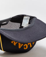DS Vintage 1980s Belcan Tech Golf Leaf Flat Brim Trucker Hat - OS