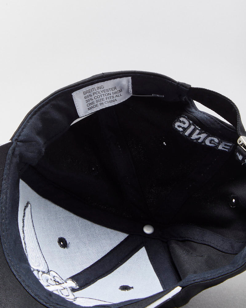 Vintage Breitling Watches Canvas Embroidered Baseball Cap - OS