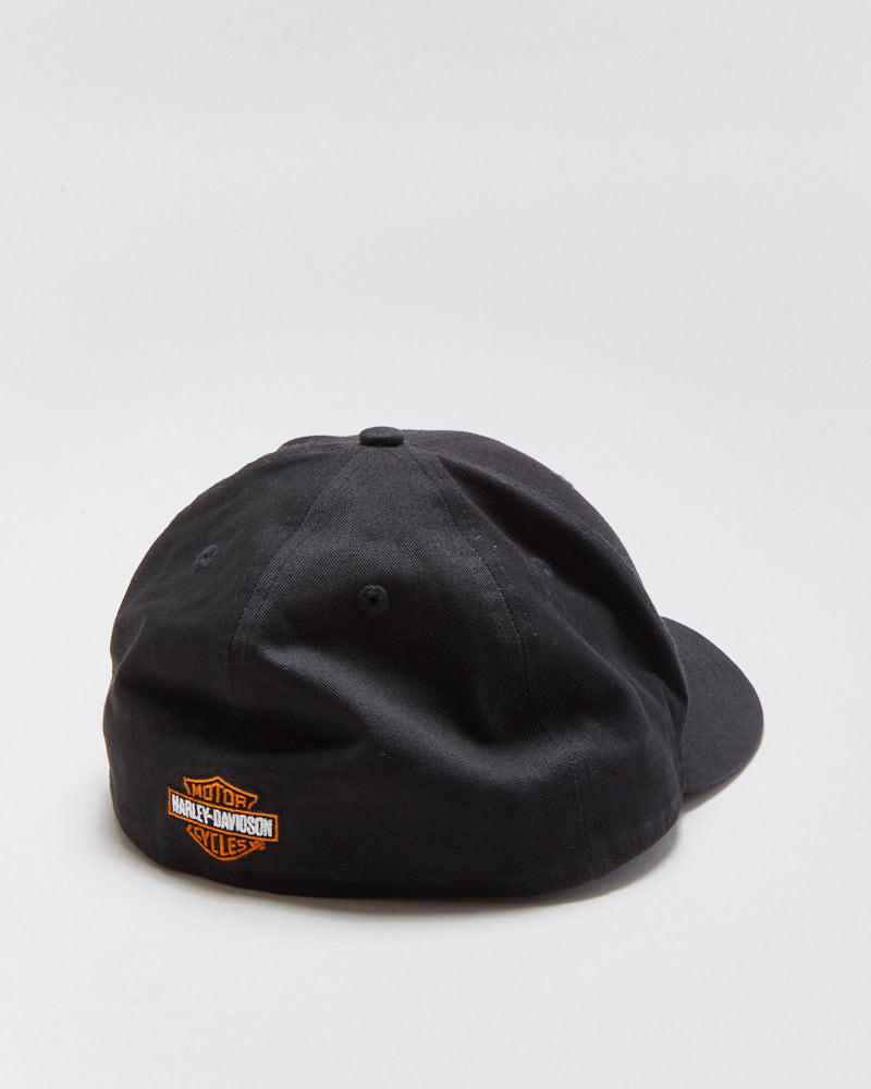 Vintage Harley Davidson New Era 59 Fifty Classic Badge Fitted Baseball Cap - 7 1/2