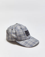 Vintage Y2K 00s DC Shoe Co. Plaid Canvas FlexFit Baseball Cap - S/M