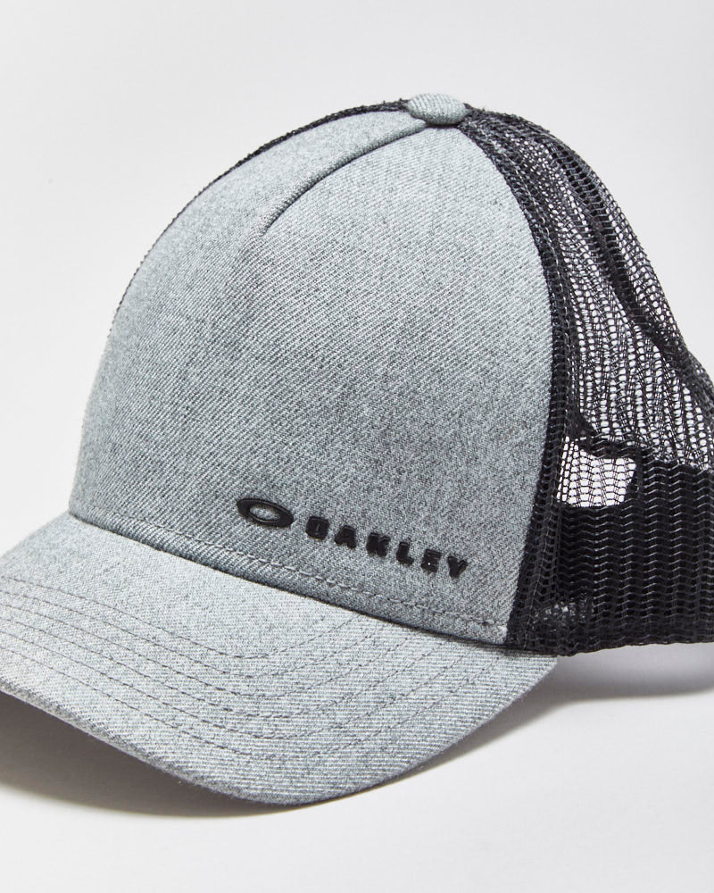 Vintage Oakley Tweed Canvas Classic Mid Trucker Hat - S/M