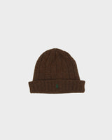 Vintage Polo Ralph Lauren Logo Embroidered Ribbed Wool Knit Beanie - S/M