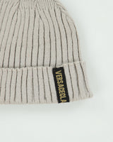 Vintage Y2K 00s Versace Classic Ribbed Knit Beanie - OS