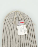 Vintage Y2K 00s Versace Classic Ribbed Knit Beanie - OS